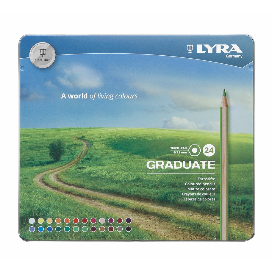 Lyra Graduate Colour Pencils Set of 24