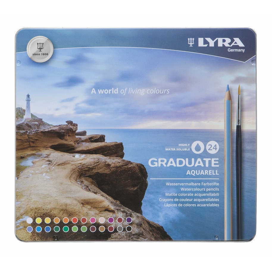 Lyra Graduate Aquarell Pencils Set of 24