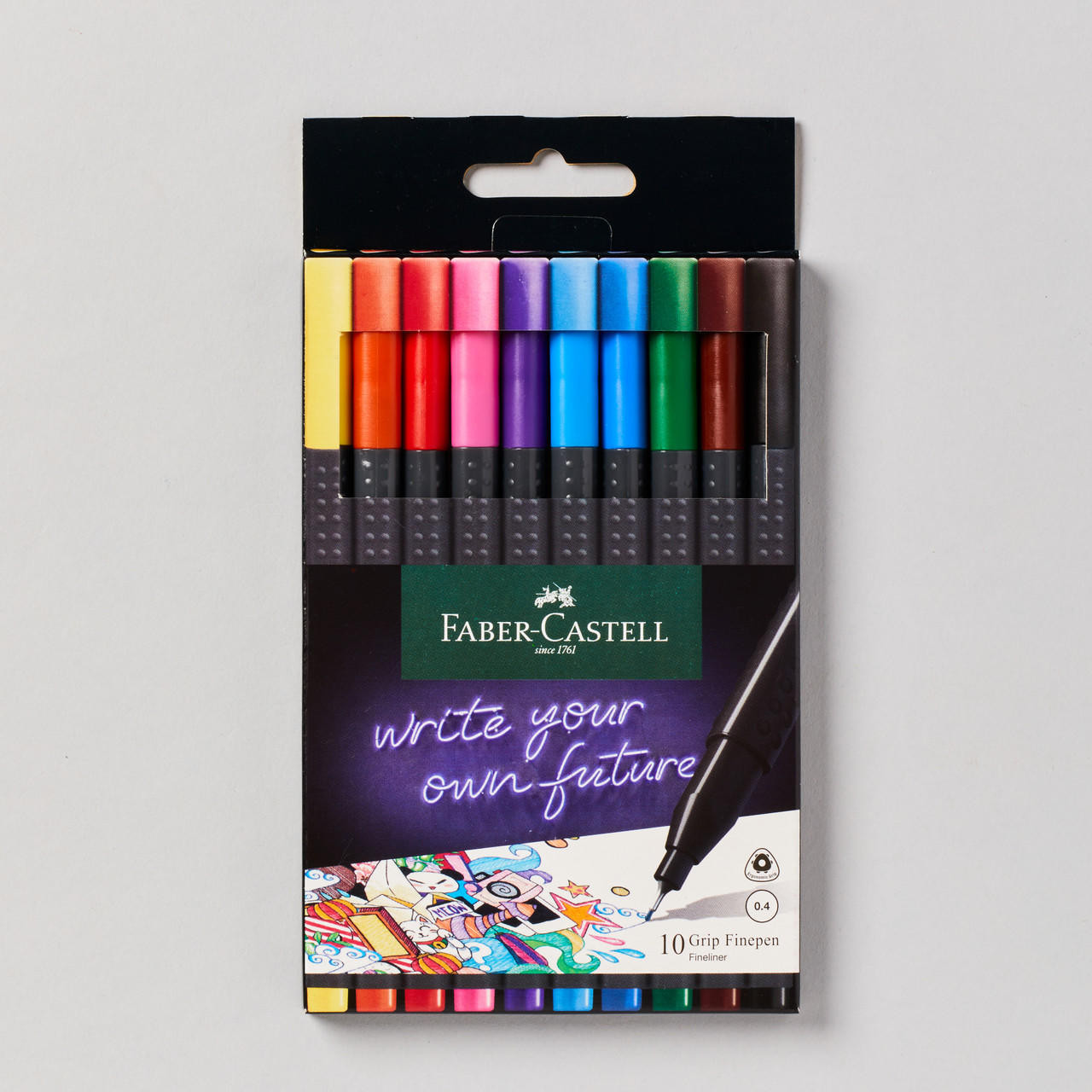 Faber-Castell Faber Castell Grip Finepen Set of 10