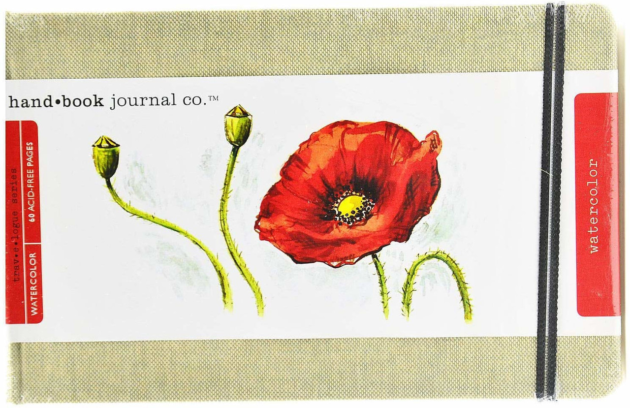 HAND. BOOK Natural Linen Watercolour Journal