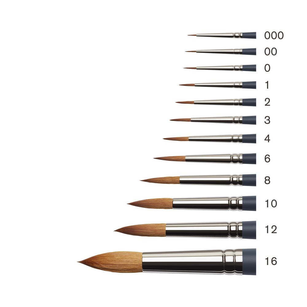 Winsor & Newton Professional Watercolour Synthetic Sable Round Brushes