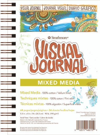 Strathmore Mixed Media Art Journal – 8.5x11", Toned Gray, 48 Heavyweight Pages
