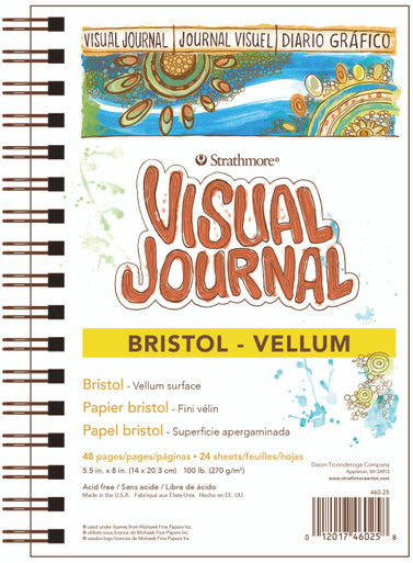 Strathmore Blocco Di Carta Per Pittura, 30,5x40,6 Cm, 40 Fogli, Rivestita In Plastica, Per Olio, Acrilico, Acquerello