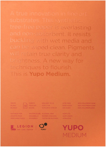 Yupo Heavy Mini Pad 2.5 X 3.5 Inches