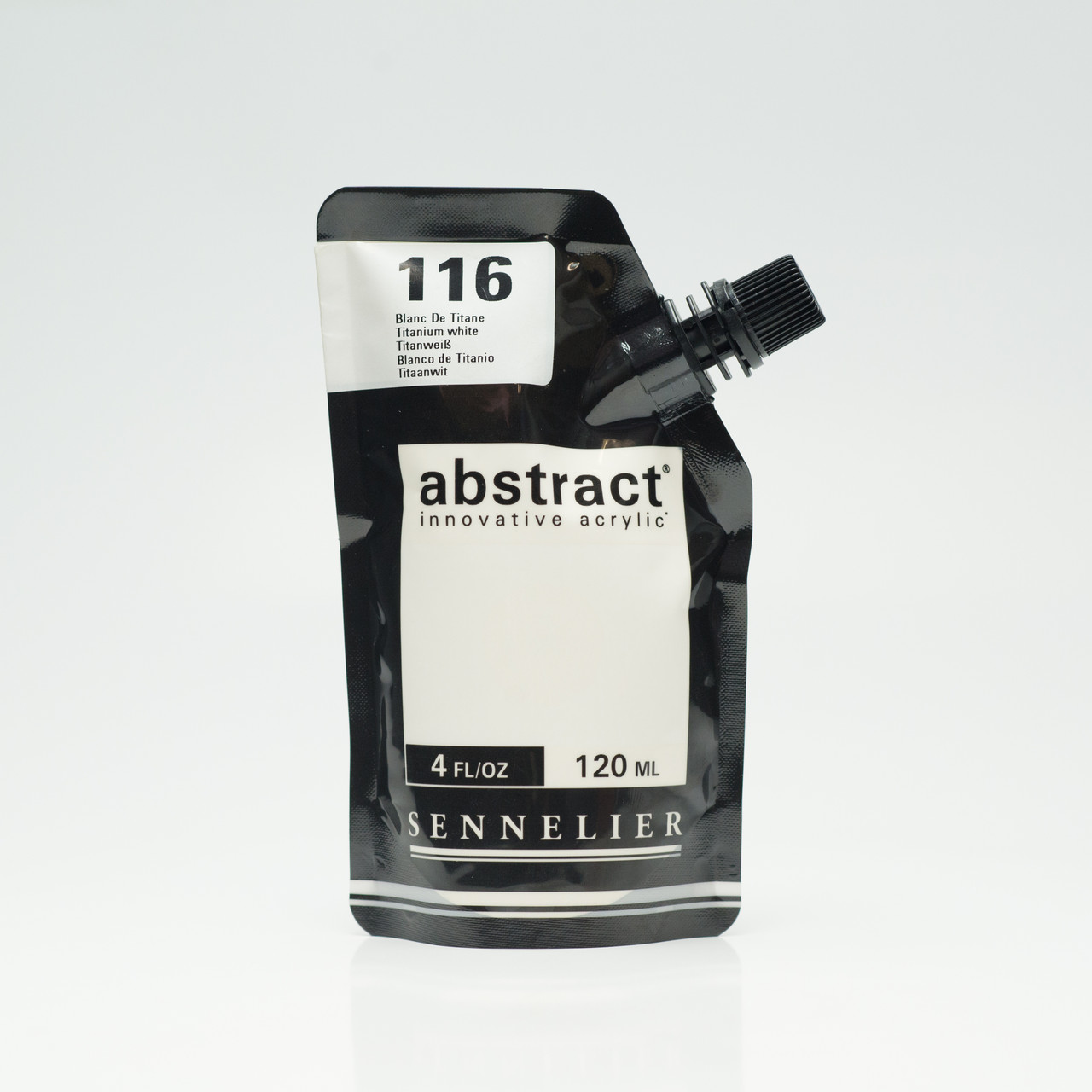 Sennelier Abstract Acrylic Paint 120ml Titanium White (Satin)