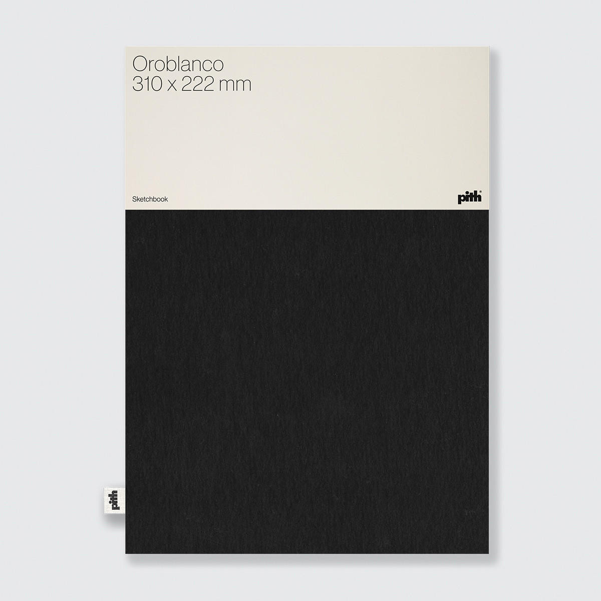 Pith Oroblanco Sketchbook 200gsm 76 Pages 310 X 222mm - Black