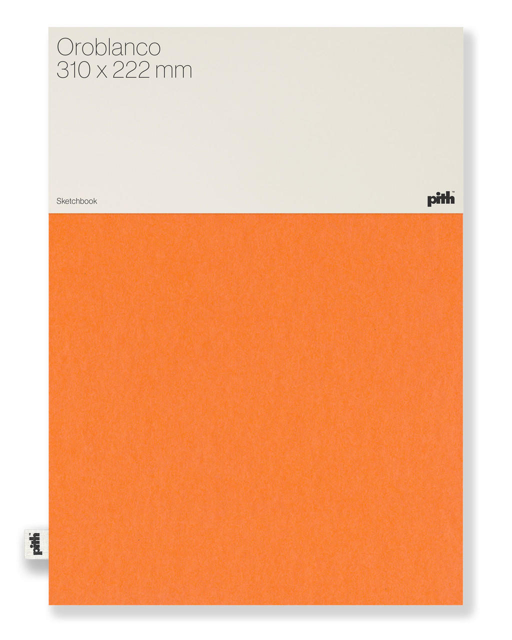 Pith Oroblanco Sketchbook 200gsm 76 Pages 310 X 222mm - Orange