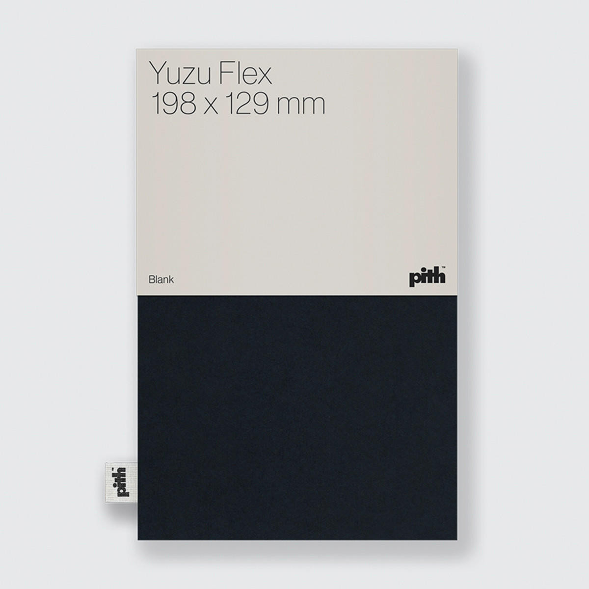 Pith Yuzu Flex Blank Notebook 130gsm 156 Pages 198 x 129mm - Imperial Blue