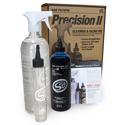 S&B Precision II: Cleaning & Oil Kit (Blue Oil)