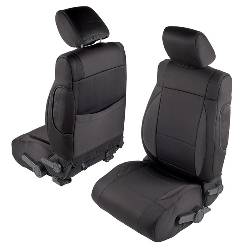 Smittybilt Neoprene Seat Cover 76-90 Wrangler CJ/YJ Set Front/Rear Charcoal 471022