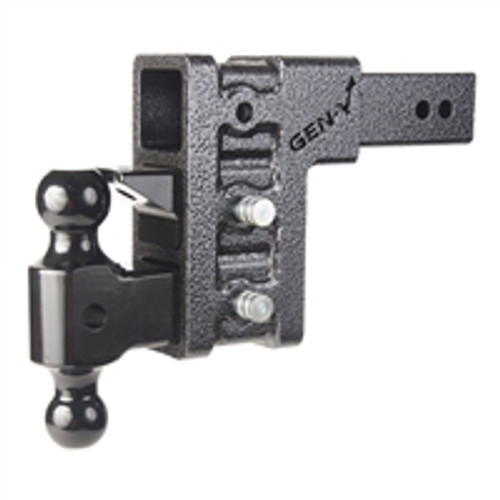 Drop Hitch 2.5" Receiver Class V 32K Towing Hitch, Combo Includes Dual Hitch Ball, Pintle Lock & two 3/4" Hitch pins (6" DROP 2.5" RECEIVER)