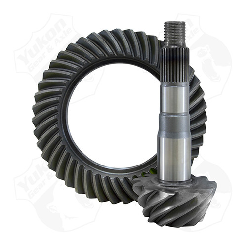 Yukon Gear & Axle High Performance Yukon Ring & Pinion Gear Set For 8 Inch Toyota Land Cruiser Reverse Rotation 4.88 29 Spine Yukon YG TLCF-488R-29