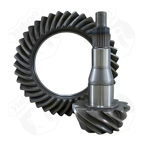 Yukon Gear & Axle High Performance Yukon Ring And Pinion Gear Set For 11 And Up Ford 9.75 Inch In A 4.56 Ratio Yukon YG F9.75-456-11