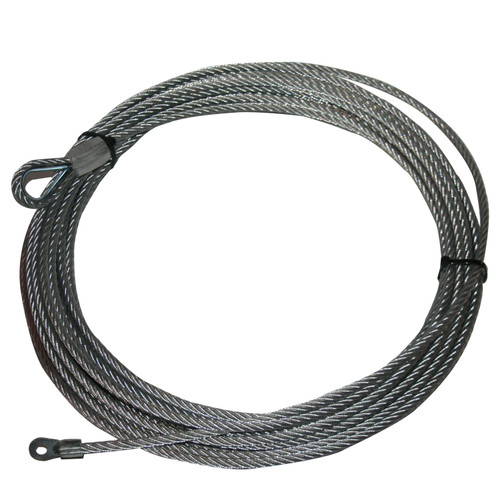 Bulldog Winch Winch Rope Wire 10029 9/32 Inch x 55 Foot (7.2mm x 16.8m) Gray 20213