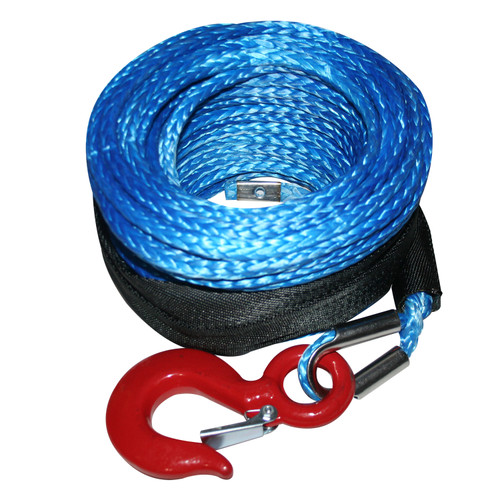 Bulldog Winch Synthetic Winch Rope 9mm x 100 Ft Up To 12k Winch 20083