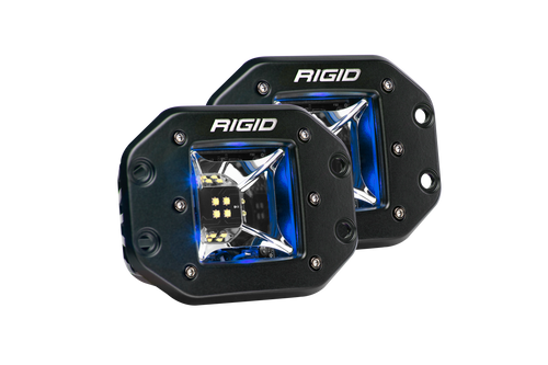 Rigid Industries Scene Blue Backlight Flush Mount Pair Radiance RIGID Industries 68211