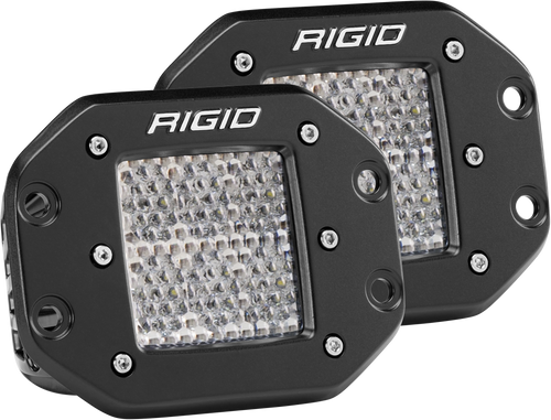 Rigid Industries Diffused Flush Mount Pair D-Series Pro RIGID Industries 512513