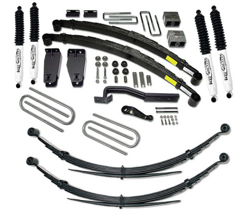 Tuff Country 6 Inch Lift Kit 97 Ford F250 with Rear Leaf Springs and SX8000 Shocks Fits with 351 Engine 26834KN