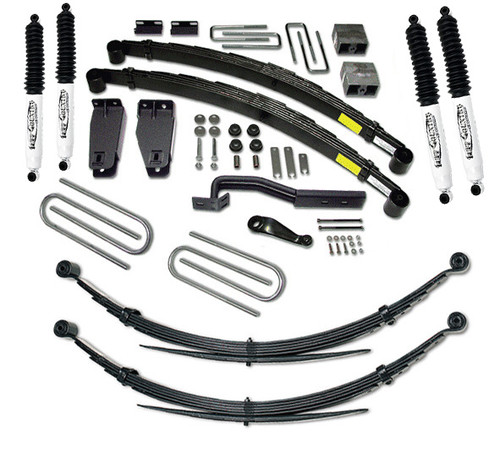 Tuff Country 6 Inch Lift Kit 97 Ford F250 with Rear Leaf Springs w/ SX8000 Shocks Fits Vehicles with Diesel V10 or 460 Gas Engines 26823KN