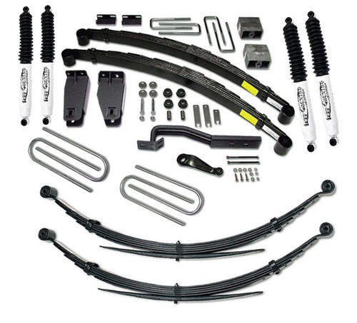 Tuff Country 6 Inch Lift Kit 80-87 Ford F250 with Rear Leaf Springs w/ SX8000 Shocks Fits Vehicles with Diesel V10 or 460 Gas Engines 26822KN