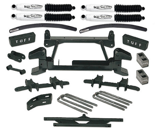 Tuff Country 6 Inch Lift Kit 92-98 Chevy/GMC Suburban 2500 8 Lug w/ SX8000 Shocks Fits Models with stamped lower Control Arms 16854KN