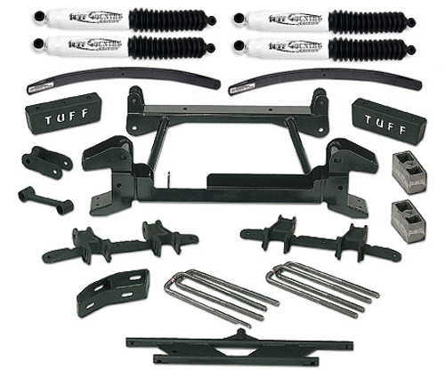 Tuff Country 6 Inch Lift Kit 88-97 Chevy/GMC Truck K2500/3500 4x4 8 Lug w/ SX8000 Shocks Fits Models with stamped lower Control Arms 16824KN