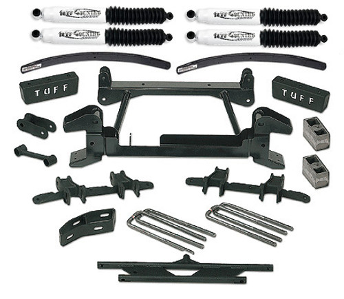 Tuff Country 6 Inch Lift Kit 88-97 Chevy/GMC Truck K2500/3500 4x4 8 Lug w/ SX8000 Shocks Fits Models with Cast Lower Control Arms Only 16823KN