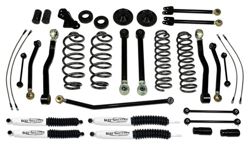 Tuff Country 4 Inch Lift Kit 07-18 Jeep Wrangler JK 4 Door Only Performance Lift Kit EZ-Flex w/ SX8000 Shocks 44002KN