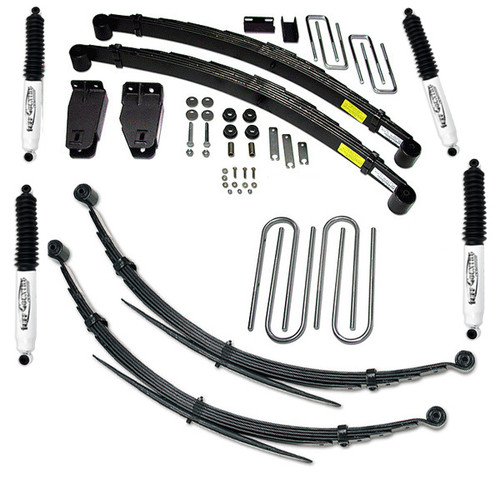 Tuff Country 4 Inch Lift Kit 88-96 Ford F250 4 Inch Lift Kit with Rear Leaf Springs and SX8000 Shocks Fits Models with 351 Engine 24829KN