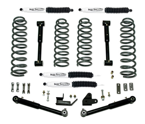 Tuff Country 3.5 Inch Lift Kit 92-98 Jeep Grand Cherokee EZ-Flex w/ SX6000 Shocks 43902KH