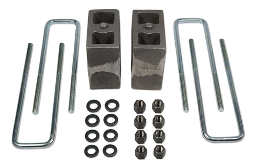 Tuff Country 5.5 Inch Rear Block & U-Bolt Kit 94-02 Dodge Ram 2500/3500 4WD w/o factory Contact Overloads 0.75 Inch Lift Non-Tapered 97054