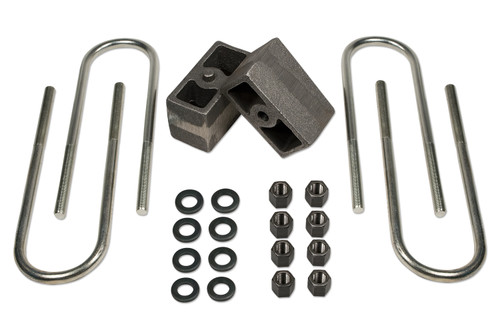 Tuff Country 3 Inch Rear Block & U-Bolt Kit73-87 Chevy Truck/GMC Truck/73-91 Suburban/Tahoe/Jimmy 1/2 Ton 4WD 97005