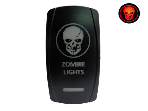 Lifetime LED Lights Zombie DPDT Toggle Switch Lighted Lifetime LLLDPDT40001Zombie