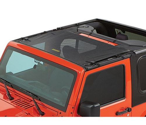 Bestop Sun Bikini Top - Jeep 2007-2018 Wrangler JK 2DR & 4DR; Targa style 52400-11