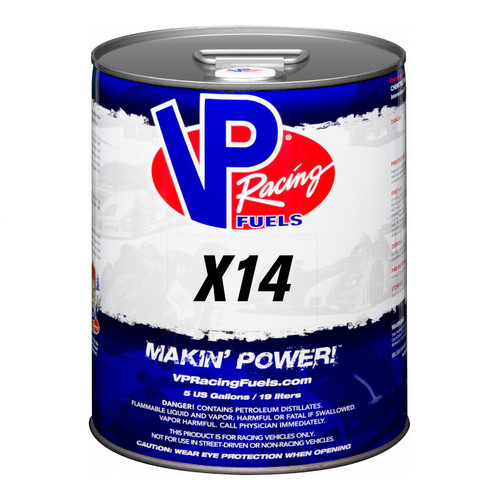 VP Racing Fuels X14 Leaded Race Fuel 5 Gallon 6782