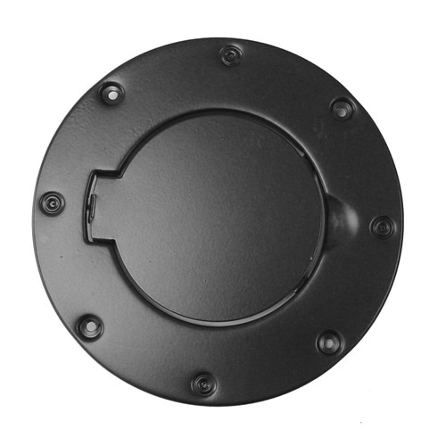 Rugged Ridge Non-Locking Gas Cap Door, Black; 97-06 Jeep Wrangler TJ 11229.01