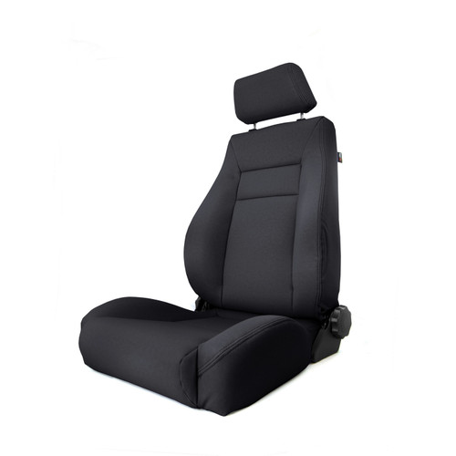 Rugged Ridge Ultra Front Seat, Reclinable, Black Denim; 84-01 Jeep Cherokee XJ 13446.15