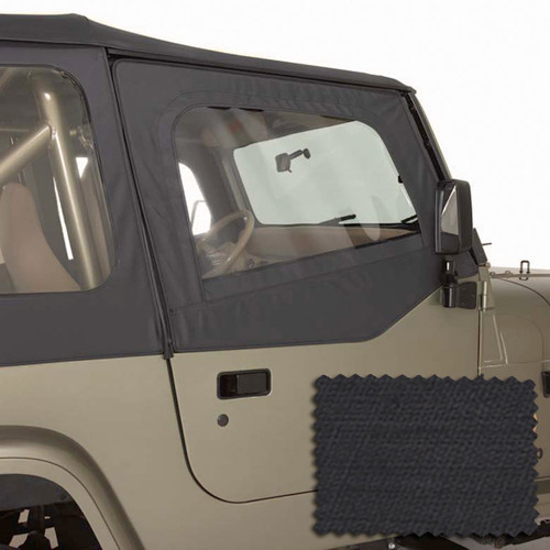 Rugged Ridge Door Skins, Black Diamond; 88-95 Jeep Wrangler YJ 13716.35