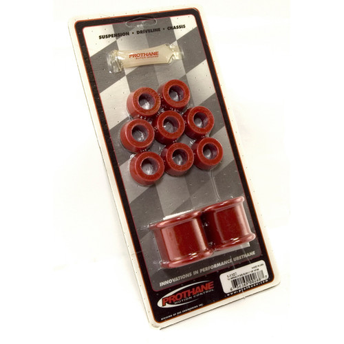 Rugged Ridge Front Swaybar Bushing Kit, Red, 1-1/8 Inches; 87-95 Jeep Wrangler YJ 18367.07