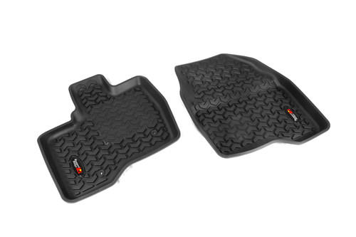 Rugged Ridge Floor Liners, Front, Black; 11-14 Ford Explorer 82902.09