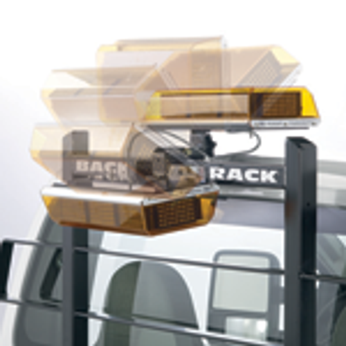 Backrack Light Brkt 16''x7'' Rectangular Base, Center Mount Folding Fasteners Incld 91002RECF