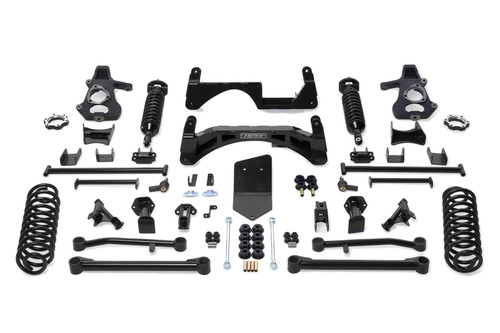 Fabtech 6 in. PERF SYS W/ DL 2.5 & 2.25 07-14 GM K1500 SUV 4WD W/O AUTORIDE K1021DL