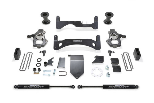 Fabtech 6 in. BASIC SYS G2 W/ STEALTH 14-18 GM C/K1500 P/U W/ OE FORG STL UCA K1083M