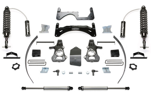 Fabtech 6 in. BASIC SYS W/ DL 2.5 & 2.25 14-18 GM C/K1500 P/U W/ OE FORG STL UCA K1112DL