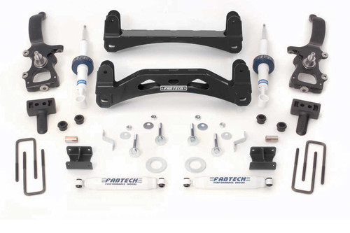 Fabtech 6 in. BASIC SYS W/PERF SHKS 2004-08 FORD F150 2WD K2000