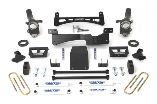 Fabtech 6 in. PERF SYS W/PERF SHKS 97-03 FORD F150 4WD SPR CRW/SPR CAB 04 F150 4WD HERITAGE K2004