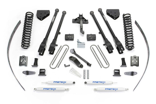 Fabtech 8 in. 4LINK SYS W/COILS & PERF SHKS 05-07 FORD F350 4WD K20172