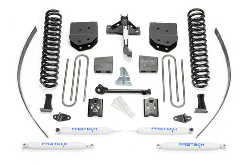 Fabtech 8 in. BASIC SYS W/PERF SHKS 05-07 FORD F250 4WD W/O FACTORY OVERLOAD K2039