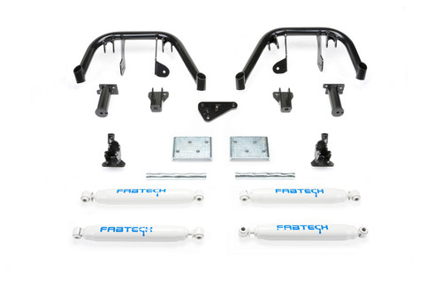 Fabtech 6 in. MULTIPLE FRT SHK SYS W/ PERF SHKS 08-10 FORD F250/350 4WD K2075