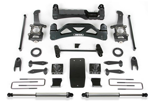 Fabtech 6 in. BASIC SYS W/FRT SHK EXTNS & RR DLSS 04-08 FORD F150 4WD V8 ONLY K2116DL